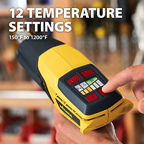 Wagner Spraytech FURNO 500 Heat Gun, 12 Settings, 150°F to 1200°F | Twelve settings from 150°F to 1200°F and two nozzles support paint removal, PVC bending and crafts. - size: FURNO 500