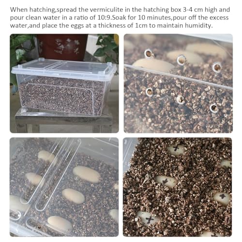 Hamiledyi Reptile Substrate Vermiculite Bedding Snake Hibernant moisturizing Soil Terrarium Bedding for Snake Tortoise Lizard Hatching Eggs(2.1Quart/2L) - size: S-2L