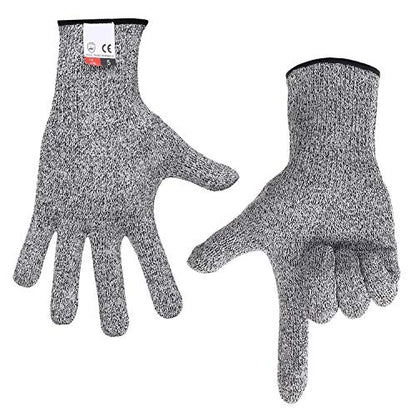 Cut Resistant Gloves Food Grade Level 5 Hand Protection,Kitchen Cut Gloves (Large(palm Diameter 3.75-4.15inch)) - size: Large (Palm Diameter 3.75-4.15 inch)