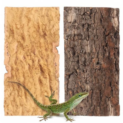 Alipis Cork Bark: Terrarium Cork Background - Natural Tree Bark Flats Reptile Habitat Decor Climbing Platform for Gecko, Snake, and Aquarium Fish Tank Background