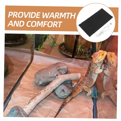 Abaodam Portable USB Heating Pad for Reptiles and Pets Compact Under Tank Heater for Turtles Snakes and More Rapid Heat Activation for Warmth The Go