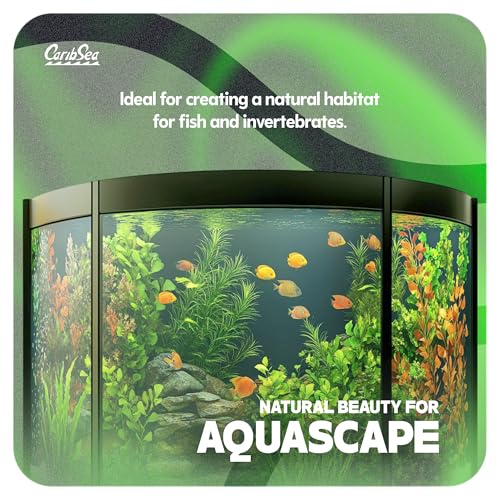 CaribSea Super Naturals Aquascape Sunset Gold - 10 lb - Natural Substrate for Freshwater Aquariums, Perfect for Aquascaping & Creating Vibrant Landscapes