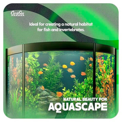 CaribSea Super Naturals Aquascape Sunset Gold - 10 lb - Natural Substrate for Freshwater Aquariums, Perfect for Aquascaping & Creating Vibrant Landscapes