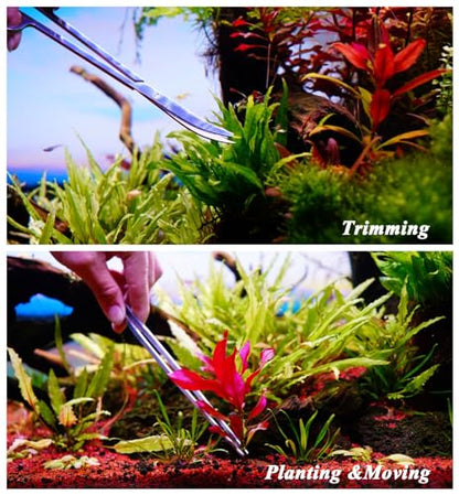 Fish Tank Cleaning Kit with Aquarium Siphon, Fish Net for Fish Tank, and Algae Scraper | All-in-One Fish Tank Cleaner for Various Tank Sizes