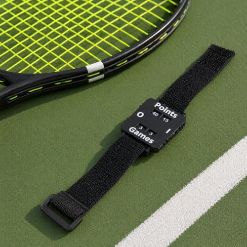 Score Counter Watch with Adjustable Wristband - Score Keeper Stroke Counter Bracelet for Cricket, Tennis, Padel & Ping Pong Sport Accessories