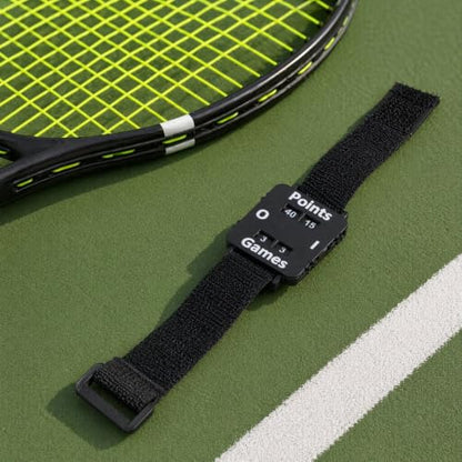 Score Counter Watch with Adjustable Wristband - Score Keeper Stroke Counter Bracelet for Cricket, Tennis, Padel & Ping Pong Sport Accessories