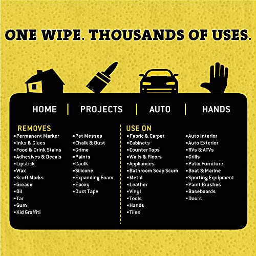Tub O' Towels Heavy-Duty Multi-Surface Cleaning Wipes, 7" x 8", 40 Count Canister, Removes Grease, Grime, and Tough Stains, Durable Disposable White Wipes for Home, Garage, and Outdoor Cleaning Tasks | industrial-disposable-wipes - style: 1-Pack of TW40 (