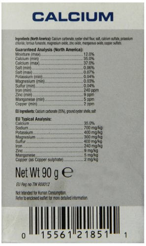 Exo Terra Calcium Powder Supplement for Reptiles and Amphibians, 3.2 Oz., PT 1851 (Pack of 2) - size: 3.2 oz. (Pack of 2)