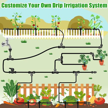 5 Pack US Standard 3/4" to 1/4" Faucet Adapters with Rubber Gaskets,1/4 inch Irrigation Tubing Fittings Garden Faucet to Hose Adapter for 1/4 Inch Drip Irrigation Tubing Garden Irrigation System - size: 5 Pack 3/4" to 1/4" Faucet Adapters