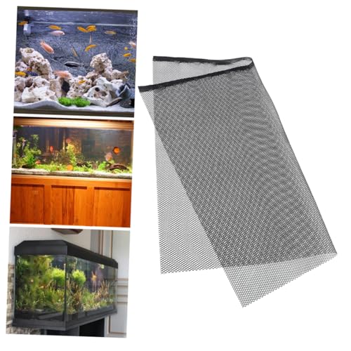 BESPORTBLE Aquarium Jumping Net Cover Plastic Mesh Screen Lid for Fish Tank Versatile Divider Panel for Betta Fish and Terrarium