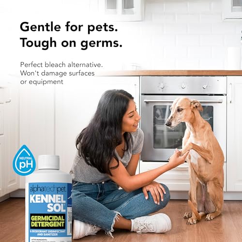 ATP KennelSol Disinfectant & Cleaner for Kennels, 16 fl oz, 1 ct | EPA-Registered, Concentrated Formula, Industrial Germicidal Detergent and Deodorizer for Shelters and Rescue Organizations - size: 16 Fl Oz (Pack of 1)
