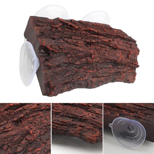 Turtle Basking Plat Form with 3 Suction Cups, Fish Tank Aquarium Tortoise Climbing Plat Form, Baby Tortoise Resting Terrace, Climbing Ramp Shale Reptiles Dock for Terrapins, Frogs