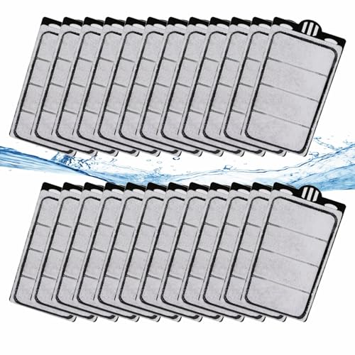 GOZILLA 22 Pack Aquarium Filter Cartridges, Filters for Turtle Tank Replacement Plates, Sponge Filter Suitable for 3.5W 74GPH Low Water Filters.