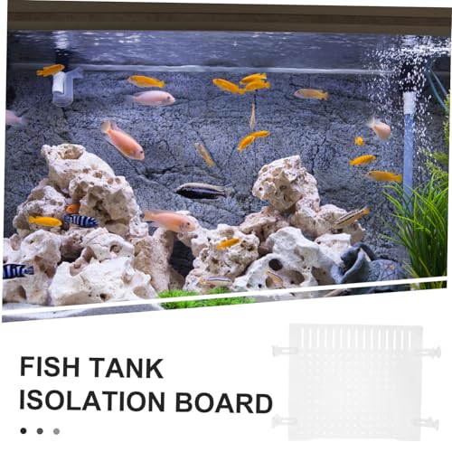 Toddmomy Aquarium Isolation Board Acrylic Divider for Fish Tank Partition Shrimp Reptiles