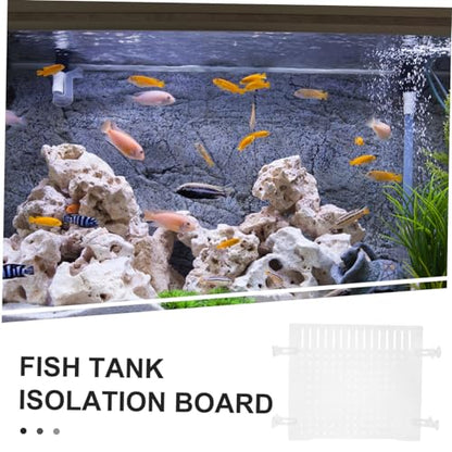 Toddmomy Aquarium Isolation Board Acrylic Divider for Fish Tank Partition Shrimp Reptiles