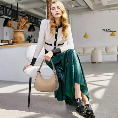 Small Tote Shoulder Bags Purses for Women Retro Classic Crossbody Bags Cute Clutch Purse and Handbag - color: 0-4-khaki