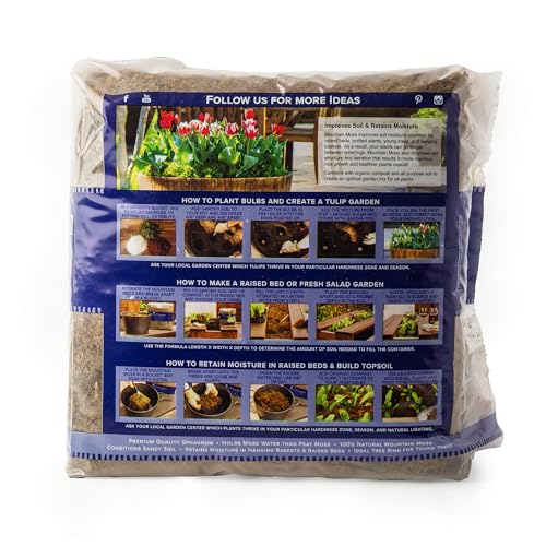 SuperMoss (23825) Mountain Moss Dried, Natural, 5lb Small Bale