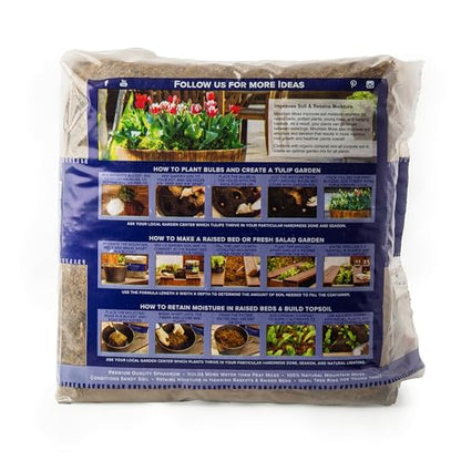 SuperMoss (23825) Mountain Moss Dried, Natural, 5lb Small Bale