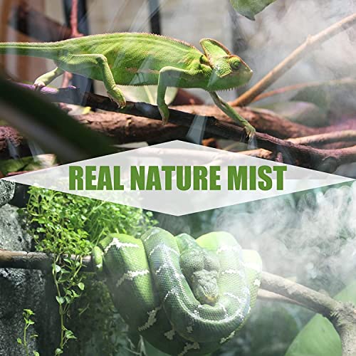 MRREPTILE Reptile Fogger Humidifiers Mister, Misting System for Reptiles, Terrarium Fogger Humidifier, 2.8L Large Capacity Reptifogger [UPGRADE] - size: 1 Gallon Mechanical
