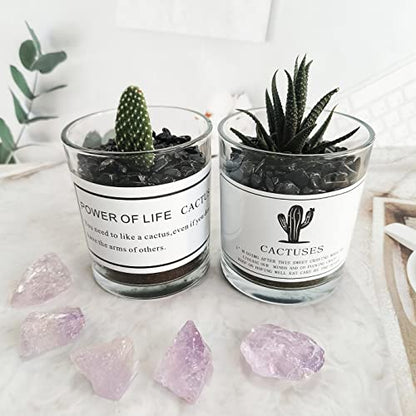 ZHIYUXI Obsidian Crystal Crystal Chips Fish Tank Gravel Vase Filler Stones Crushed Crystals Gemstone Polished Healing Crystals Natural Quartz Stone 0.44lbs - color: E# Obsidian, size: 0.44 Pound