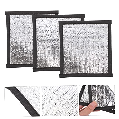 3sets Multifunctional Insulation Pad Reptile Basking Platform Heat Pad for Snakes Lizards 3pcs*3