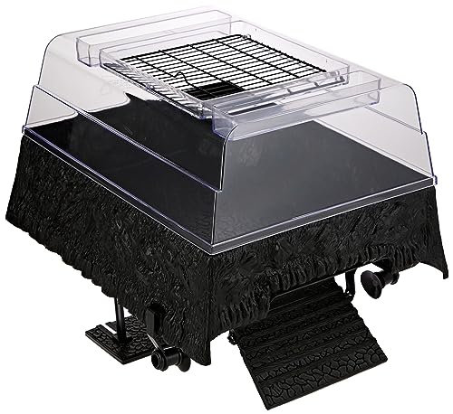 PENN-PLAX Turtle Topper Basking Platform with TetraFauna ReptoGuard Turtle Health Conditioner Blocks, 3 Count