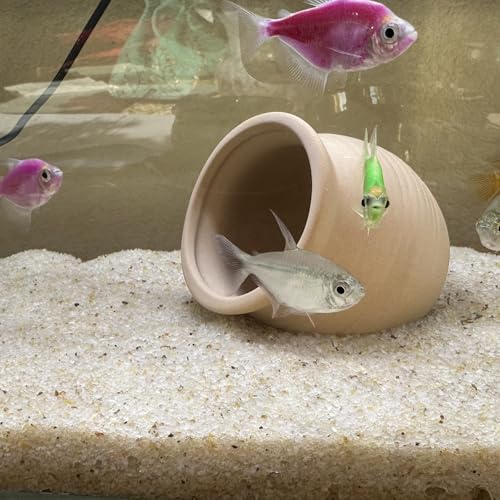 Aquarium Sand, 2lbs Beige Fish Tank Sand, Aquarium Gravel Substrate | for Aquascaping, Vivariums, Terrariums, Plants and Crafts - color: Beige, size: 2 lbs
