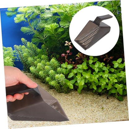 BESPORTBLE Fish Tank Sand Cleaner Tool Aquarium Shovel for Gravel and Sand Maintenance Easy to Handle Substrate Scoop for Fish Tanks and Reptile Corners
