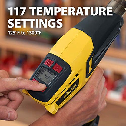 Wagner Spraytech 0503070 FURNO 700 Digital Heat Gun, 2 Nozzles & Temperature Setting Ranging 125áµ’F to 1300áµ’F, Electric Heat Gun for Paint Removal, Bending PVC, Crafts and More (Pack of 2) - size: FURNO 700 (Pack of 2)