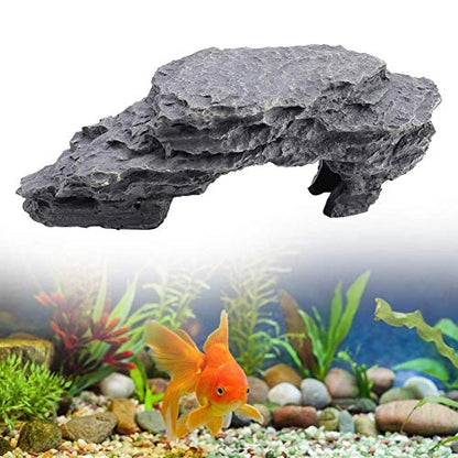 Reptile Ramp Basking Rock, Basking for Aquatic Turtles, Reptile Hides and Caves for pet, Rocks for Reptile Terrarium, Resting Terrace Tortoise Climbing