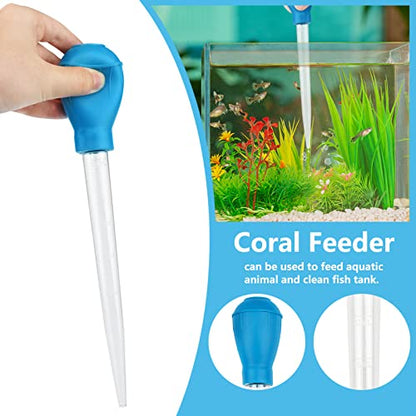Fish Tank Cleaning Tools, 6 pcs Aquarium Cleaning Tools, Feeder Tools Kit, Aquarium Plants Cleaner, Algae Scraper for Glass Aquariums - color: Cleaning Tools 6pcs