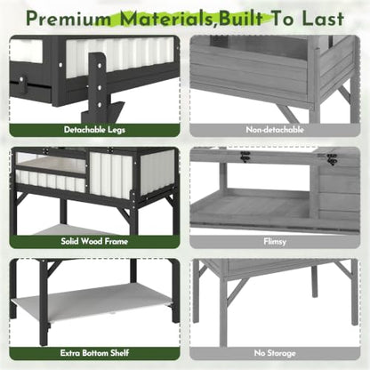 Large Tortoise Habitat with Storage Shelf, Wooden & Plastic Tortoise Enclosure with Adjustable Lamp Stand, Viewing Window, Pull-Out Tray, 2-Room Indoor Outdoor Reptile Turtle House - size: 39"L x 22.8"W x 33"H