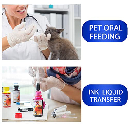 3ml Syringe for Liquid, Oral, Scientific Labs, Measurement, Dispensing, with Cap- 3 Pack 3ml Syringes - style: 3 ml