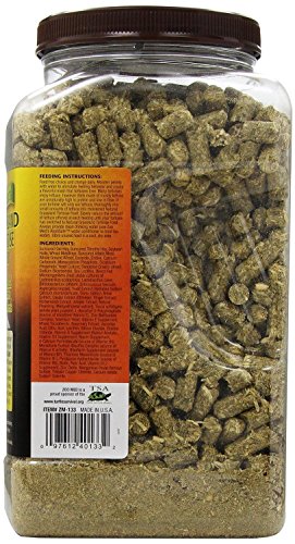 Zoo Med Natural Grassland Tortoise Food, 60 oz. - size: 3.75 Pound (Pack of 1)