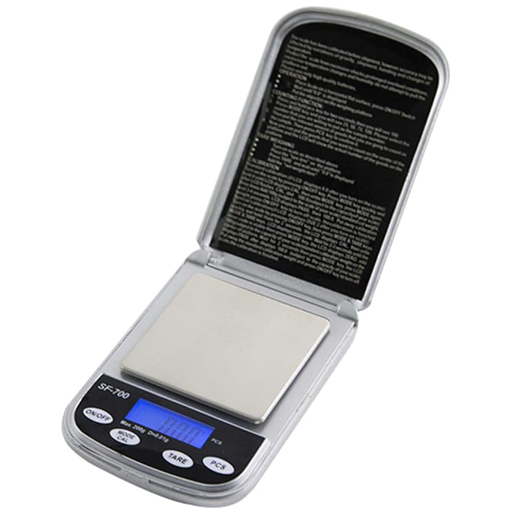 Digital Pocket Scales 600g*0.01g High Precision Food Scale for Kitchen with Hold,CCWEIGH Portable Precision Gram Scale Jewelry Scale with Protective Cover,Batteries Included