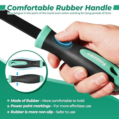 Carbide Scraper(5/8"),Super Gasket Scraper Remover,Green | Durable Tungsten Tip,Comfatable Handle,for Remove Gaskets, Carbon and More from Varied Surfaces,for Metal and Automotive - size: 5/8"