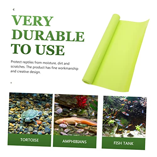 2pcs Reptile Tank Lizard Accessories Mat Substrate Liner for Bearded Dragon Reptile Carpet Mat for 10 Gallon Terrarium