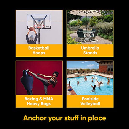 Sand & Sand Bag Alternative Polymer | A Smarter Way to Keep Equipment from Tipping Over | Keep Portable Basketball Hoops, Umbrellas & Items with a Base from Falling | Made in USA (16oz) | Prevents Equipment Tipping, For Basketball Hoops & Umbrellas, Base