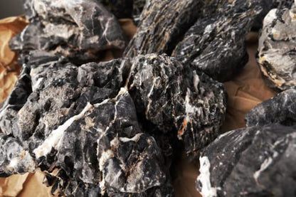 Dark Seiryu Stone Aquascaping Rock 17lb Planted Aquarium Iwagumi | Dark veined texture; iwagumi aquascape - size: 08 Dark Seiryu Stones(3-11inch,17lbs)