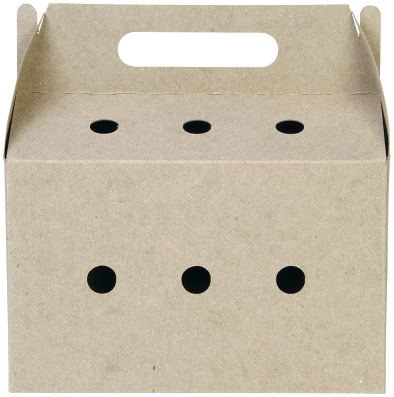 Disposable pet Carriers for Small animals-12 Pack. (Brown) - color: Brown
