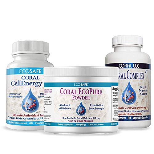 Coral Ecopure Powder, Coral Calcium Powder Supplement with Coral Minerals - 16 Ounces - size: 32 Ounce (Pack of 1)
