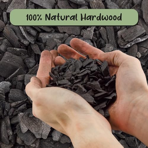 Soil Sunrise Horticultural Charcoal for Indoor Plants (12 Quarts) Hardwood Soil Additive for Orchids, Terrariums, and Gardening - size: 12 Quarts