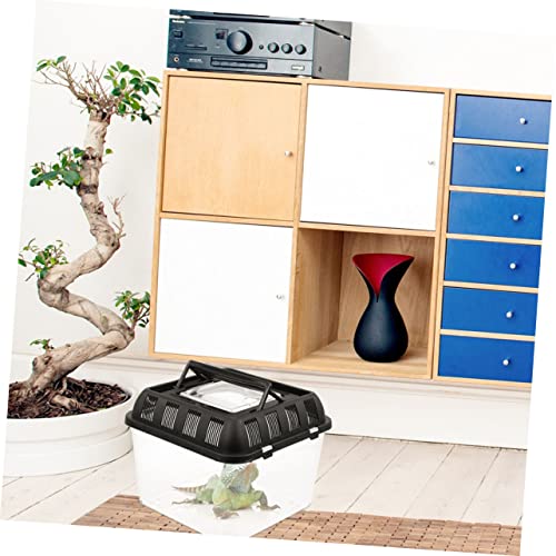 BESPORTBLE Turtle Crates Travel Reptile Travel Carrier Critter Box Reptile Display Container