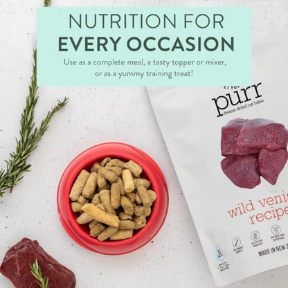 The New Zealand Natural Pet Food Co. Purr Wild Venison Freeze Dried Recipe - size: 9.9 Ounce (Pack of 1)