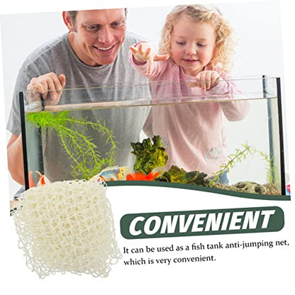 BESPORTBLE Fish Tank Escape Mesh Net Terrarium Cover for Reptile and Turtle Tanks Easy to Clean Lightweight Versatile Aquarium Netting to Prevent Jumping and Escaping Fish