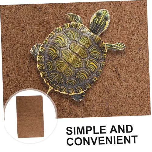 YARNOW 3pcs Reptile Supplies Mat Breathable Bedding Liner Cypress Mulch Reptile Bed Mat for Lizard Tank Accessories