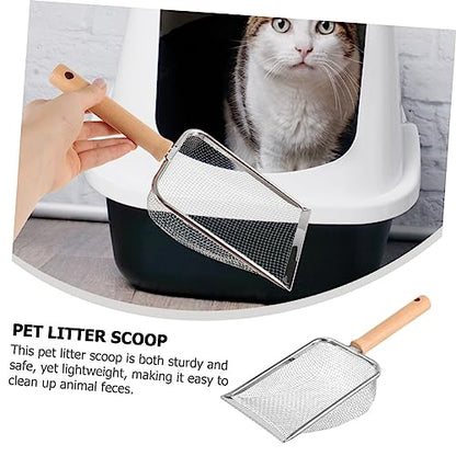 Reptile Litter Scoop and Handle Ergonomic Design for Easy Cleanup of Reptile Waste for Pets