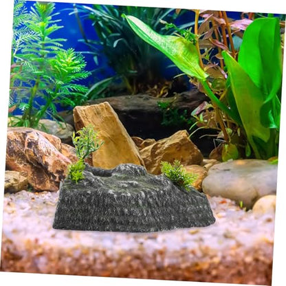 Toddmomy Turtle Basking Platform Climbing Ramp and Floating Island Natural Habitat Decor for Aquariums Resting Terrace for Tortoises and Reptiles Physical Activity and Reduces Stress