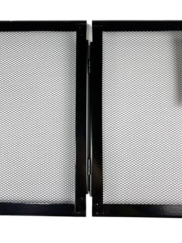 H2Pro - Reptile Realm - Aquarium Mesh Lid Screen Cover – Metal Screen Top for Fish Tanks & Terrariums, Rust-Resistant, High Airflow Design (20 Long - 30 3/8" x 12 5/8") - size: 20 Long - (30 3/8" x 12 5/8")