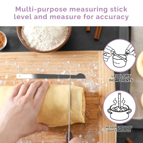 Measuring Cups and Measuring Spoons Set of 14 - Stainless Steel Measuring Cups and Spoons Set, Includes 1/8 Teaspoon Measuring Spoon, 1/8 Cup Measuring Cup, Leveler Dry (14,Cotton Candy) - color: Cotton Candy